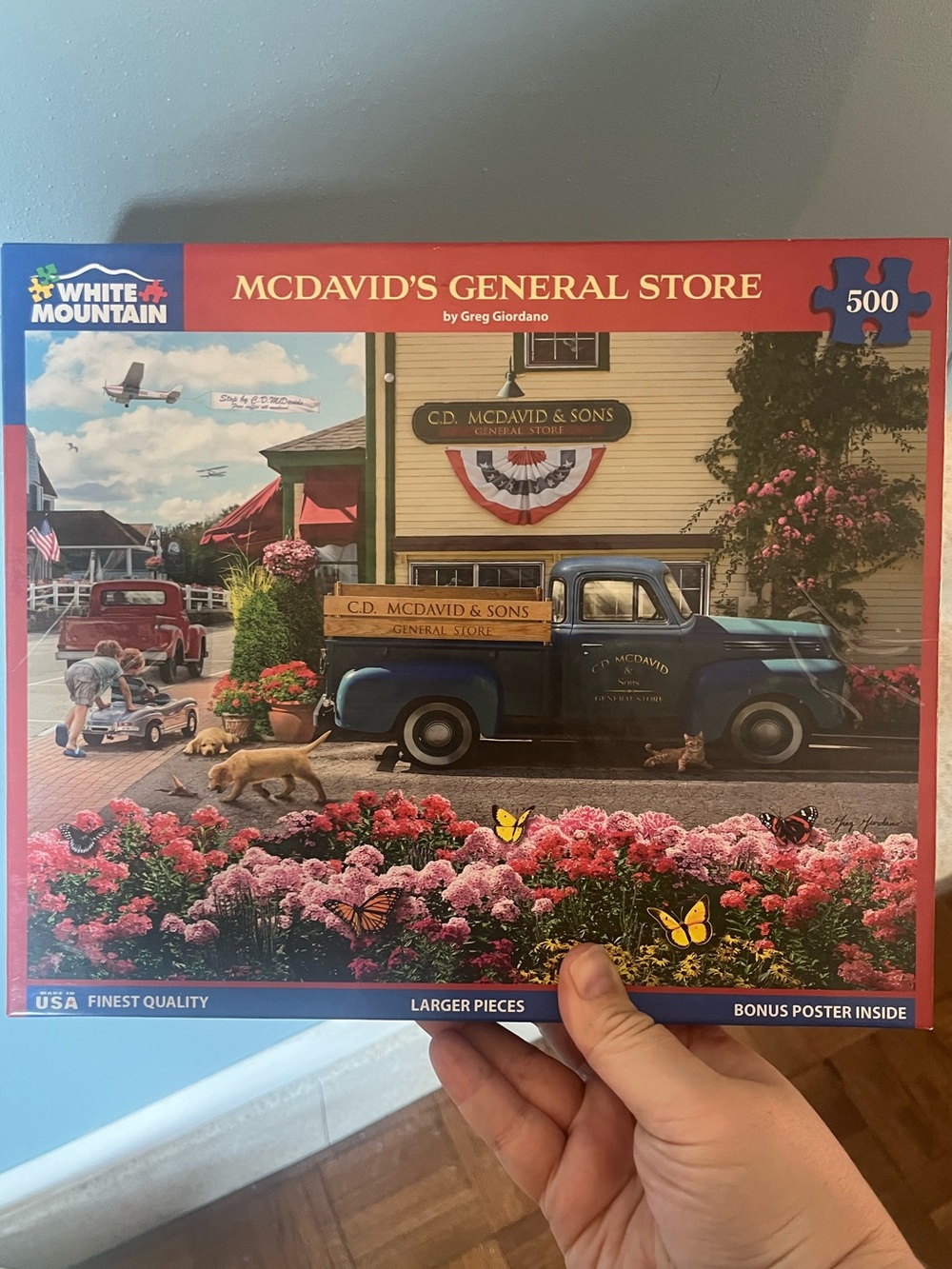 White Mountain 500-Piece Puzzle